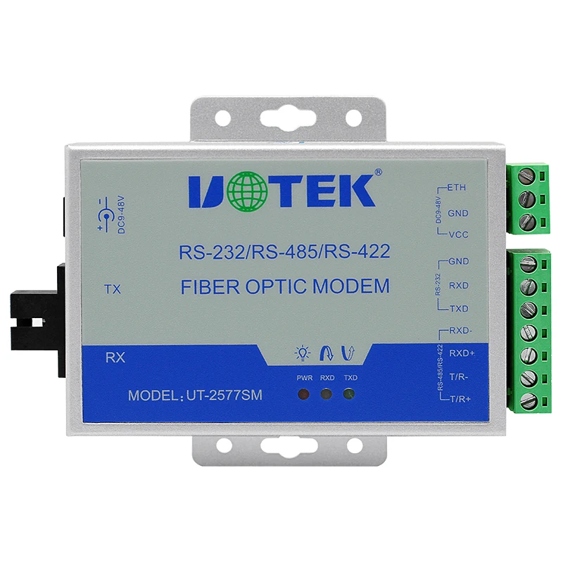 Фото Оптоволоконный трансивер UOTEK RS232 RS485 RS422 20 км Порт SC RS-232 RS-485 RS-422 в оптоволоконный преобразователь UT-2577SM UT-2578SM №2