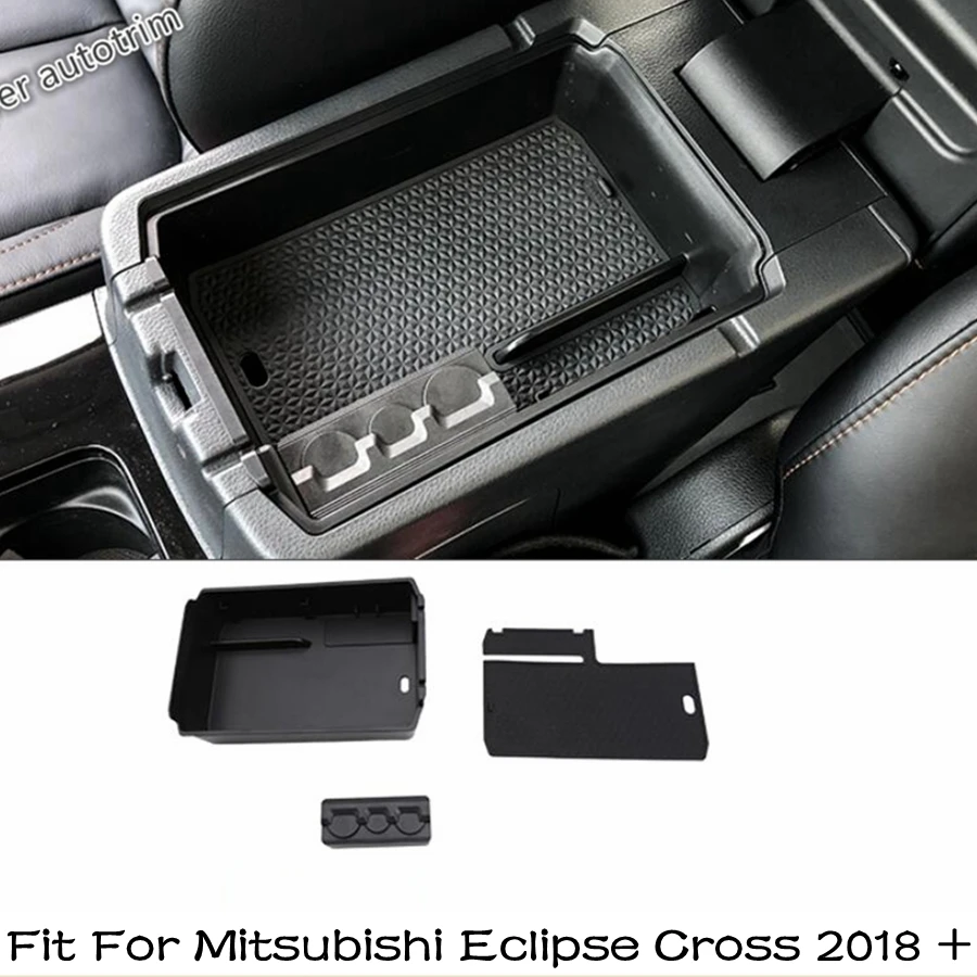 

Central Control Armrest Storage Box Organizer Pallet Holder Tray Interior Accessories For Mitsubishi Eclipse Cross 2018 - 2022