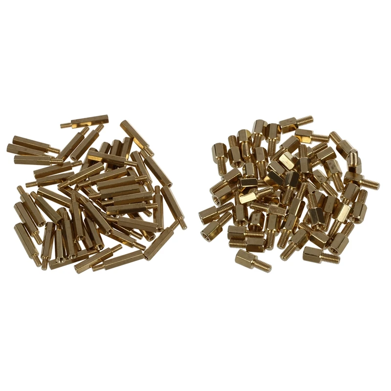 

Hot 100Pcs M3 Male X M3 Female Hex Head Pcb Standoffs Spacers - 50Pcs 12Mm Length & 50Pcs 26Mm Length