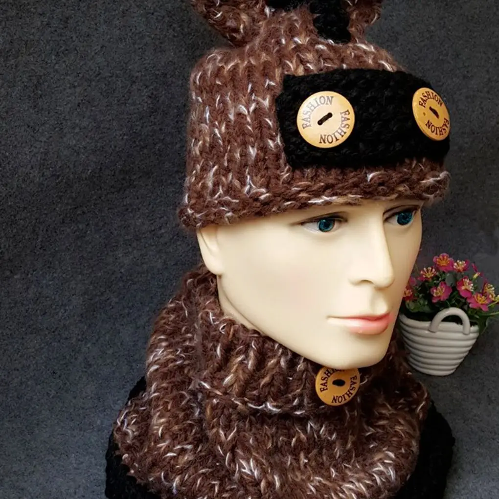 

Детская теплая трикотажная Шапка-бини для осени и зимы