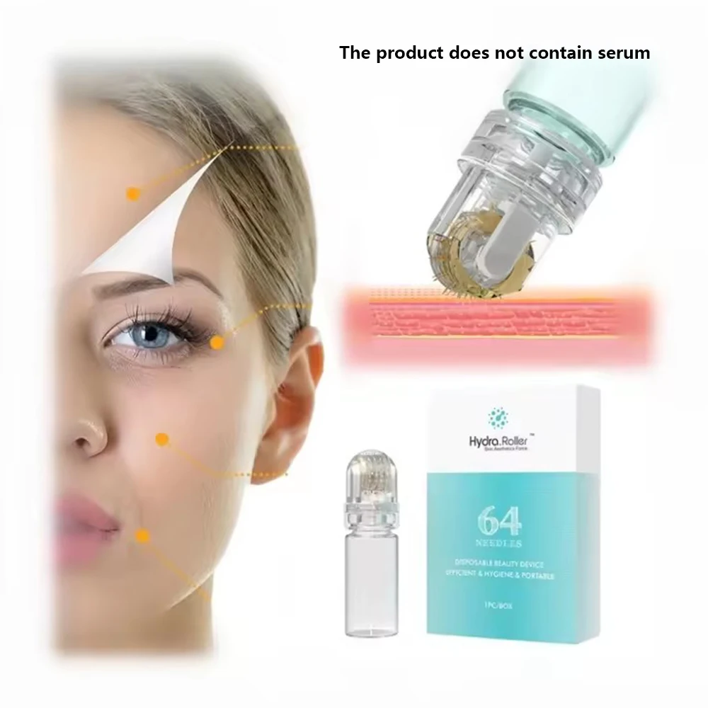 Hydra Roller 64-контактный титановый микроигольный аппликатор для ухода за кожей