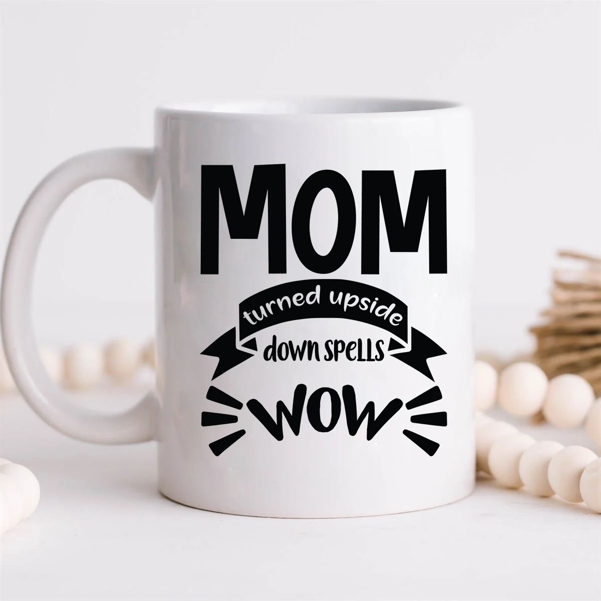 Крутые кофейные чашки wow Mom подарок на день матери милые игры модная белая женская