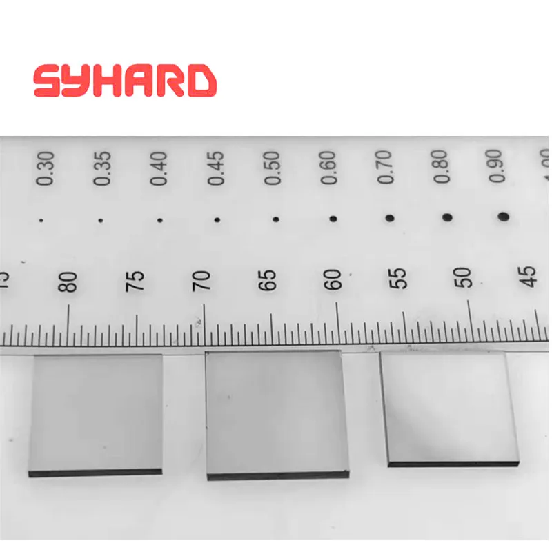 Синтетические кристаллы CVD Diamond для осаждения химическим паром, одиночные кристаллы 3x3x1 4x4x1 5x5x1 6x6x1 7x7x1 мм