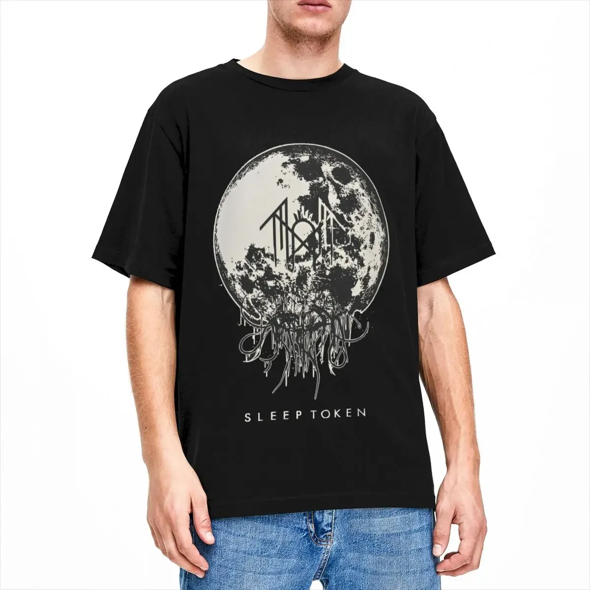 Футболка мужская с надписью Sleep Toke Take Me Back To Eden 100 хлопок
