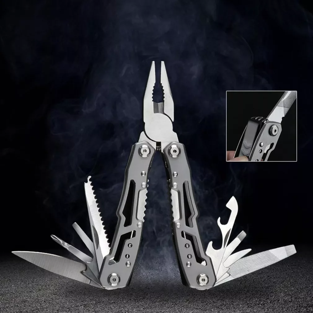 

Folding Pliers Stainless Steel Folding Knife Screwdriver Pliers Folding Pliers Outdoor Camping Multitool Plier