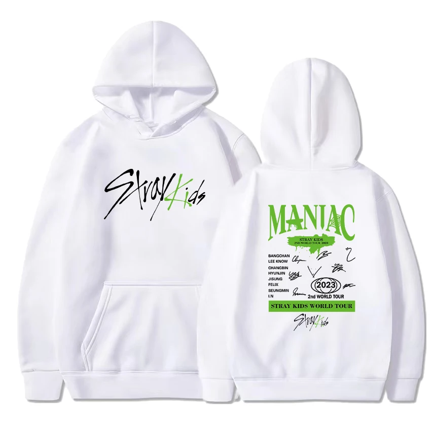 

Мужские и женские свитера с капюшоном Stray kids 2023 be on tour