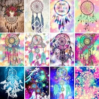 5d diy diamond painting embroidery mosaic cross stitch of rhinestone home decoration wind chimes wall art pictures