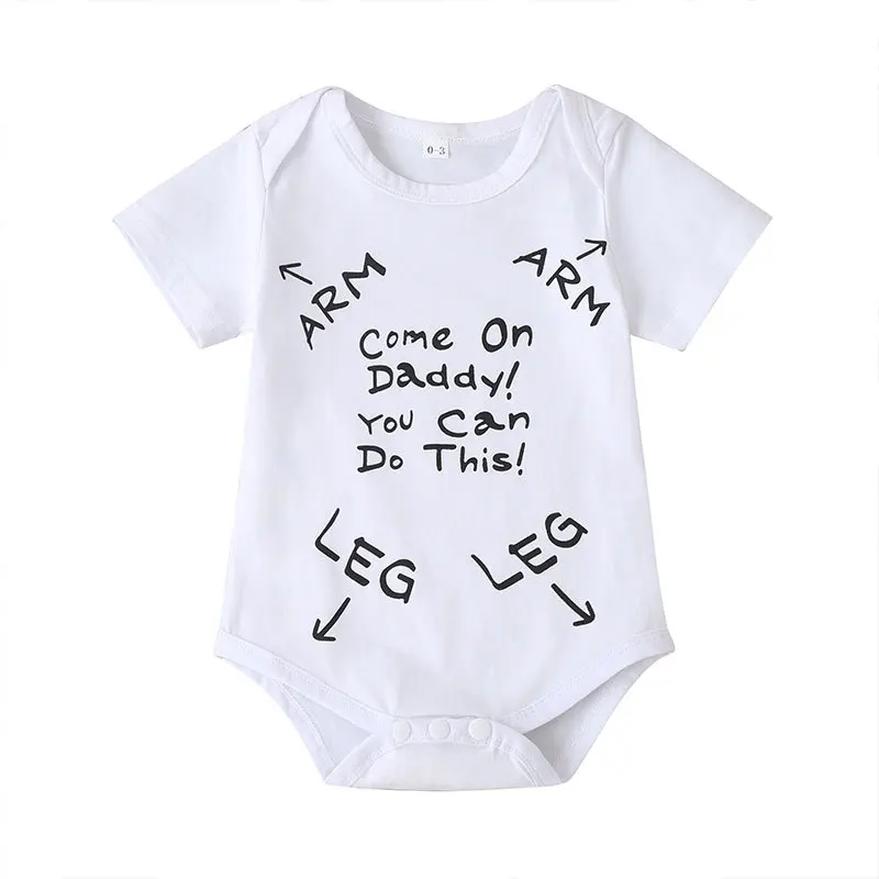 New Short Sleeve Baby Onesie Casual Fashion Baby Crawler Baby Wear Baby Clothing Sets Baby Clothes New Born