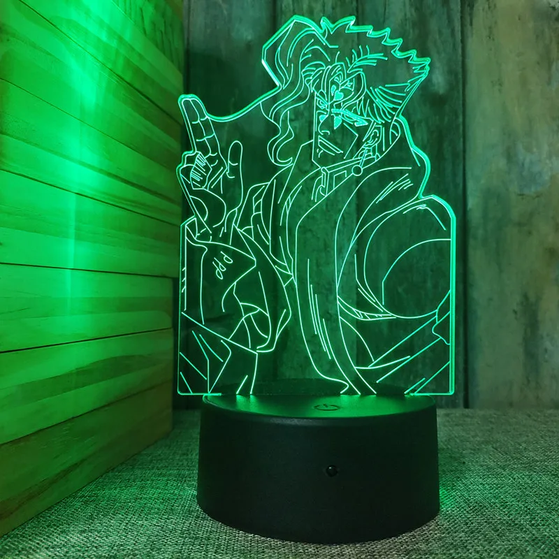 3d светодиодный светильник Jojo Невероятные приключения для спальни чное освещение