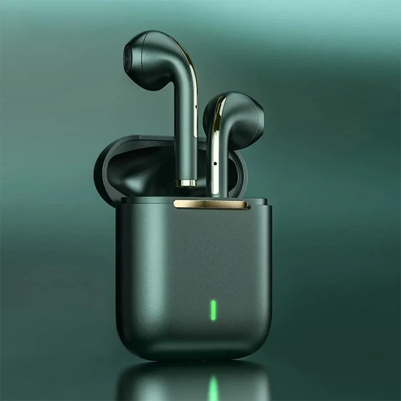 

J18 Tws Wireless Earphones Bluetooth Headphone HiFi Music Noise Reduction Pop Up Headset Mini In Ear Sports Earbuds With Mic