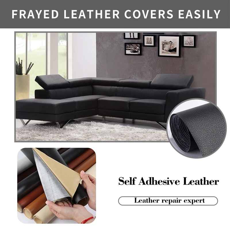 Водонепроницаемая самоклеящаяся кожаная лента для ремонта мебели