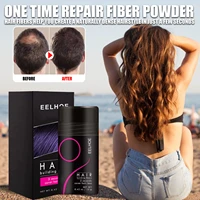 eelhoe keratin hair fibers spray 72g 10 colors powder hair loss building hairline optimizer dense hair growth fiber powder black