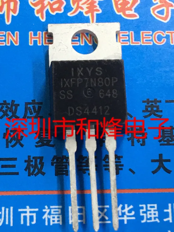 

5PCS-10PCS IXFP7N80P TO-220 800V 7A On Stock New And Origjnal