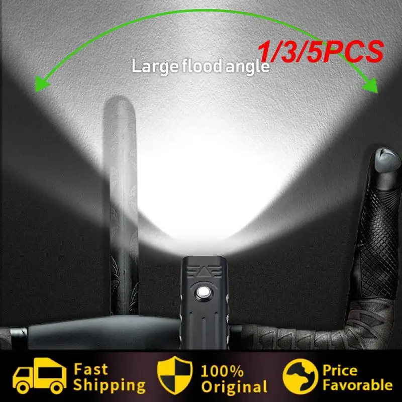

1/3/5PCS 5Leds MTB lights 10000MAH Usb Rechargeable Bike Light Flashlight Outdoor Cycling Bike Accessaries As Power Bank