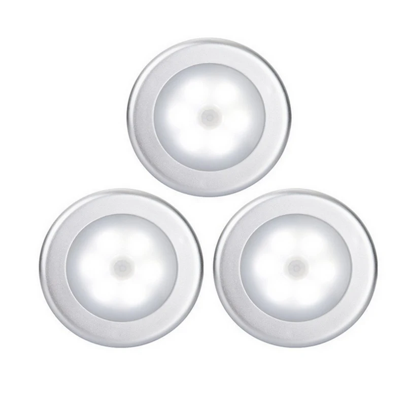 

LED Motion Sensor Night Light Human Body Induction Light Energy Saving USB Charging Bedroom Kitchen Bathroom Closet Night Lamp