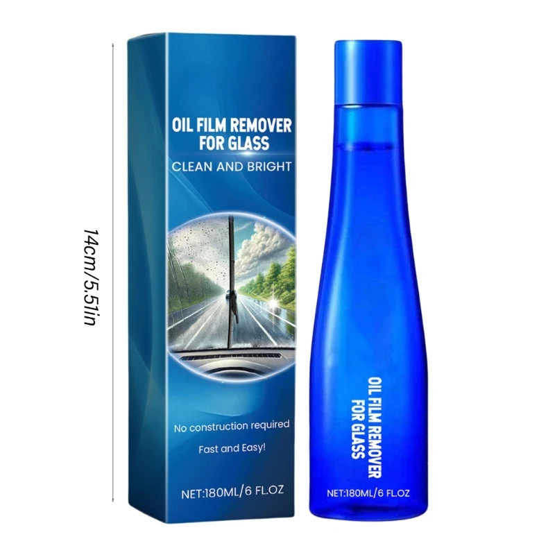 Очиститель для удаления масляной пленки с автомобильного стекла уменьшает