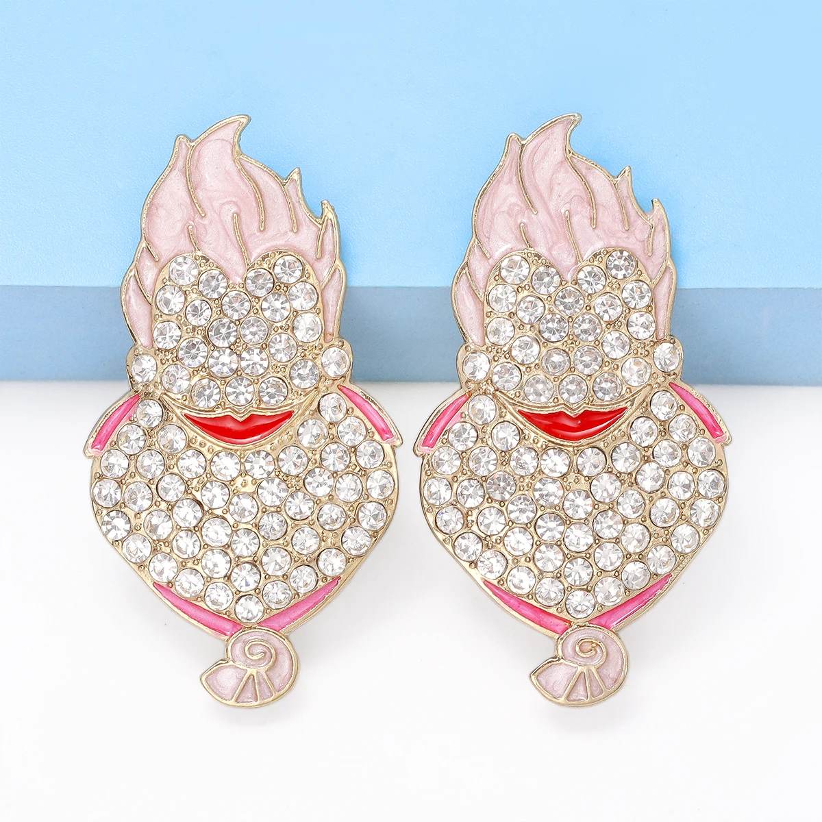 

JURAN Wholesale 2023 Trend New Multicolor Austrian Crystal Earrings for Women Sparkling Rhinestone Luxury Wedding Party Jewelry