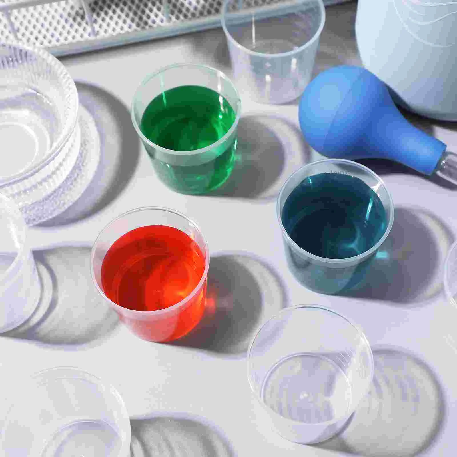 50 шт. мерные чашки для соуса градуированные стаканы весы дозирования порошка