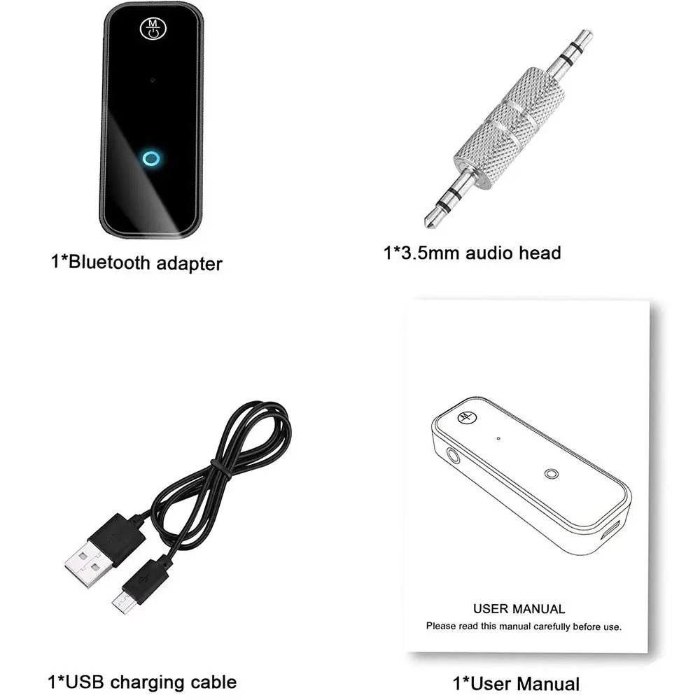 2 в 1 беспроводной приемник Bluetooth 50 адаптер передатчика 35 мм разъем Aux A2dp ресивер
