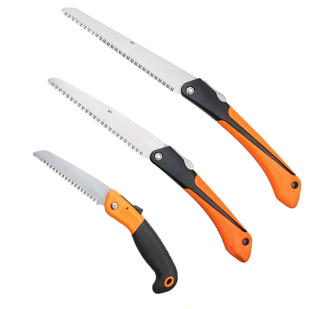 

1pc Collapsible Hand Saw 150/210/250mm Hand Saws 65 Manganese Steel For Gardening Pruning Trimming Sawing Cuting Wood Hand Tools