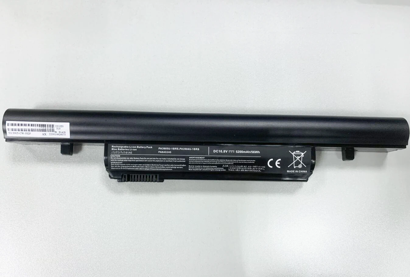 Аккумулятор для Toshiba PABAS245 PABAS246 Dynabook R751 R752 Satellite R850 R950 PA3904U-1BRS PA3905U-1BRS