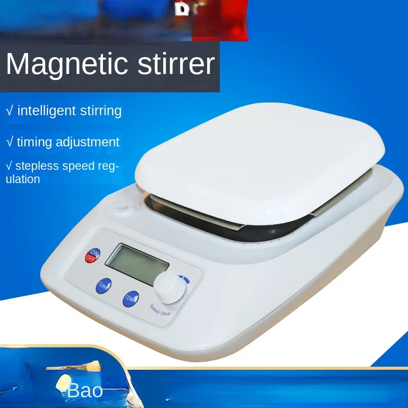 Лабораторная мешалка с цифровым дисплеем небольшой электромагнитный смеситель