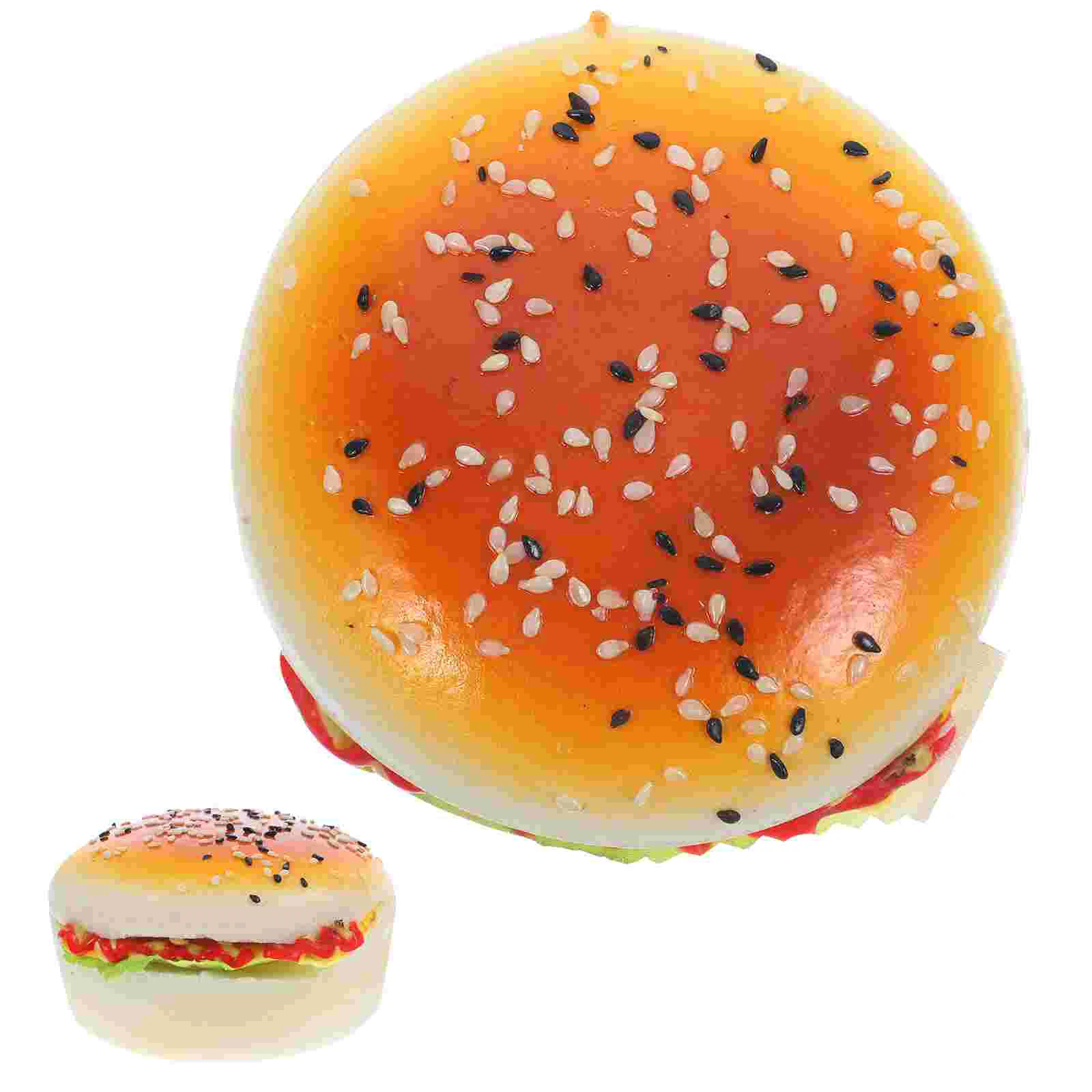 

Fake Model Bread Toy Simulation Artificial Pretend Models Burger Kids Play French Fidget Sensory Squeeze Imitation Bakery Photo