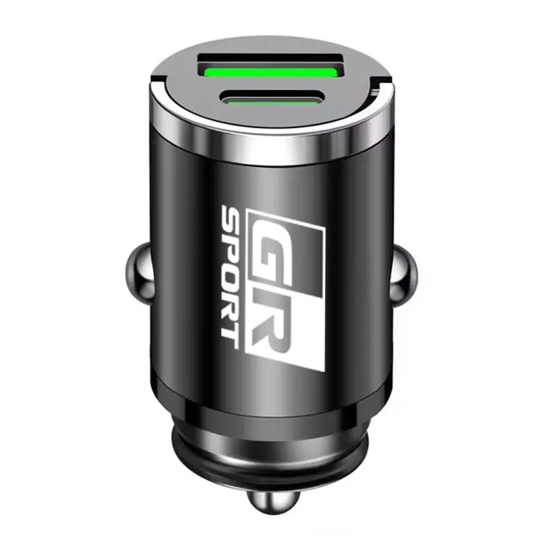 

Автомобильное зарядное устройство 100 Вт, прикуриватель PD, быстрая зарядка, мини-автомобильное зарядное устройство для телефона Toyota GR Sport Gazoo Racing Yaris Corolla Hilux Supra