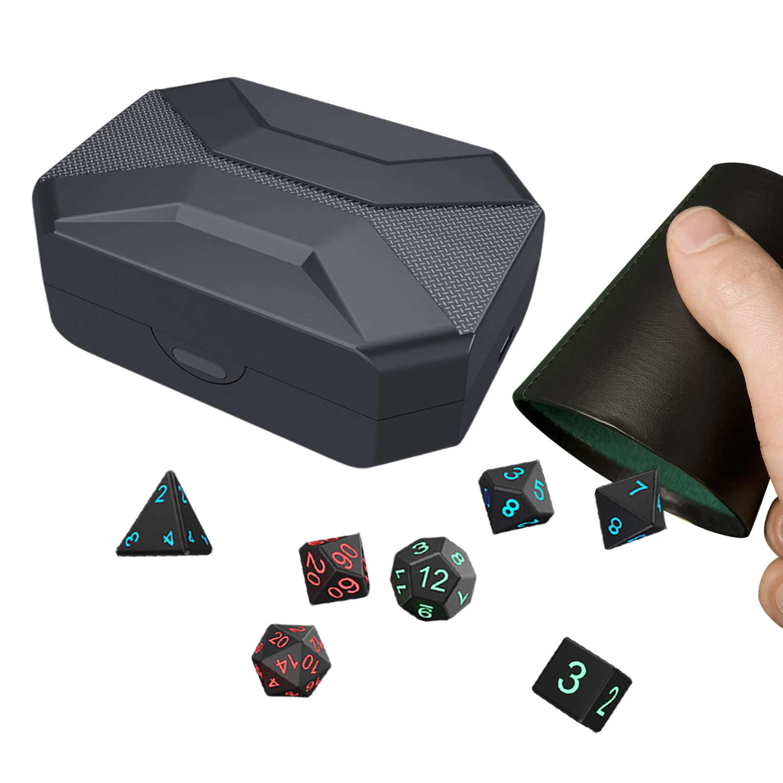 Glowing Led Dices Dnd Board Role Playing Game D&d Dice Gifts Multiple Sides