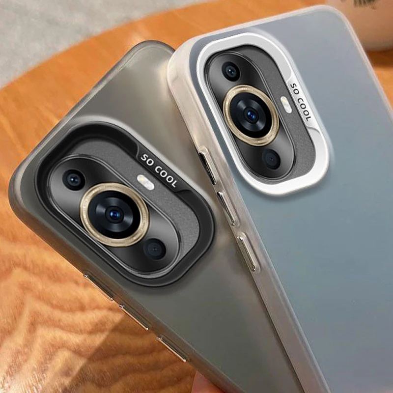 Фото Чехол для Huawei nova 12s, чехол для телефона Huawei nova 12s, чехлы NOVA12S, FOA-LX9, роскошный матовый чехол с металлической кожей Aurora №2