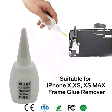 Прецизионная жидкость для удаления клея, 50 мл, для iPhone X/XS/XS MAX, снятие рамки дисплея, ЖК-экраны и OLED, герметичный дизайн ​