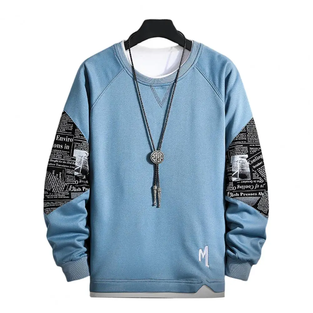 

Мужская Осенняя Толстовка размера плюс, Мужской пуловер, свободная Мужская толстовка с буквенным принтом, обычная мужская спортивная рубашка, топы