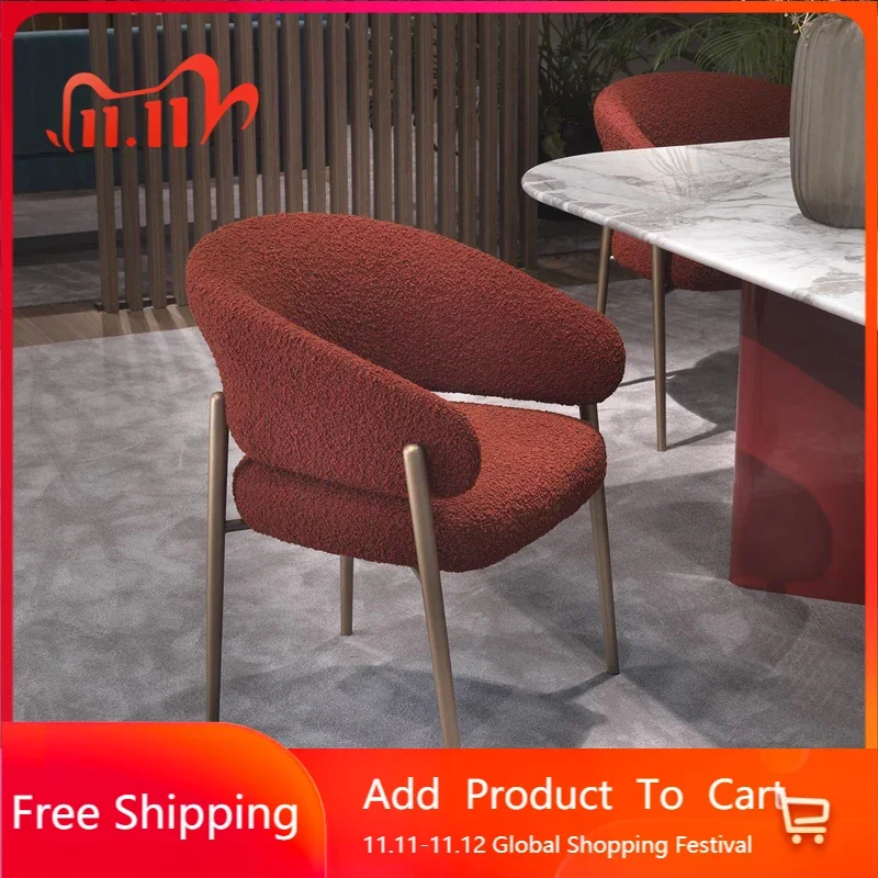 

Modern Living Room Dining Chairs Mobile Relaxing Desk Gamer Dining Chair Computer Chaise Salle A Manger Home Furniture ZY50CY