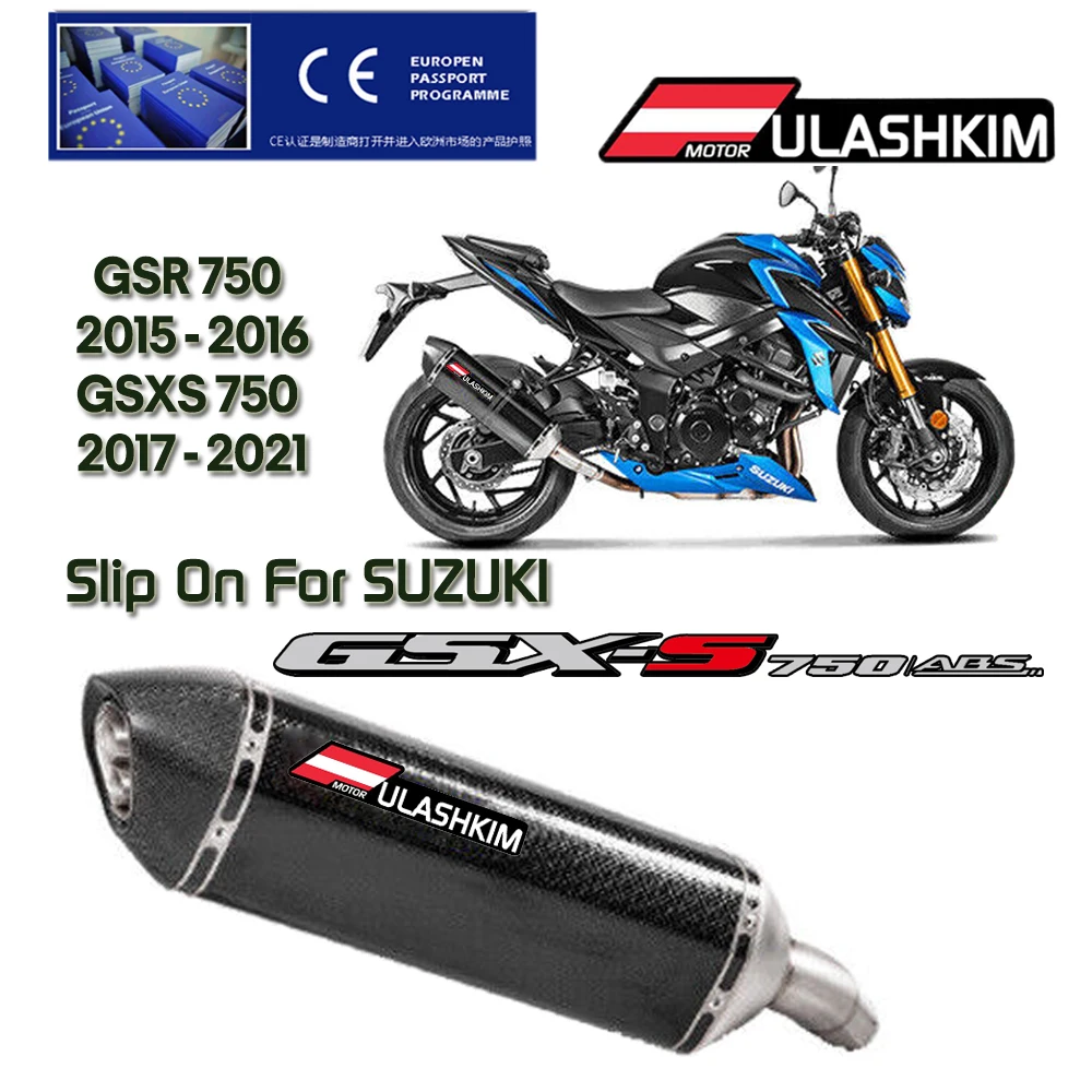 

GSXS750 GSR750 слипоны выхлопные газовые газоны для SUZUKI GSR / GSXS 750 2011-2020