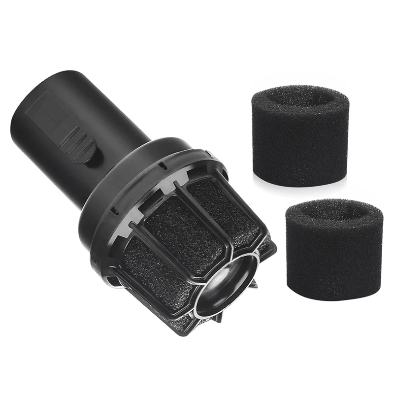 Muffler Diffuser Wet/Dry Vac Attachment 2-1/2 Inch CMXZVBE38660 For Craftsman Shop Vacuums W/2Pcs Sponge