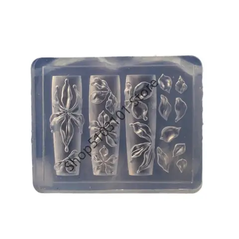 Силиконовая форма для ногтей JAVRICK Wings Bowknot Flowers