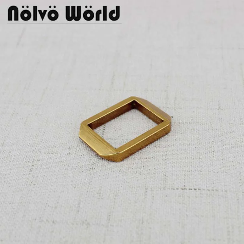 

10-50 штук 20*15 мм старое золото Отделка табличная квадратная пряжка, сумки кошелек обвязка сварная пряжка