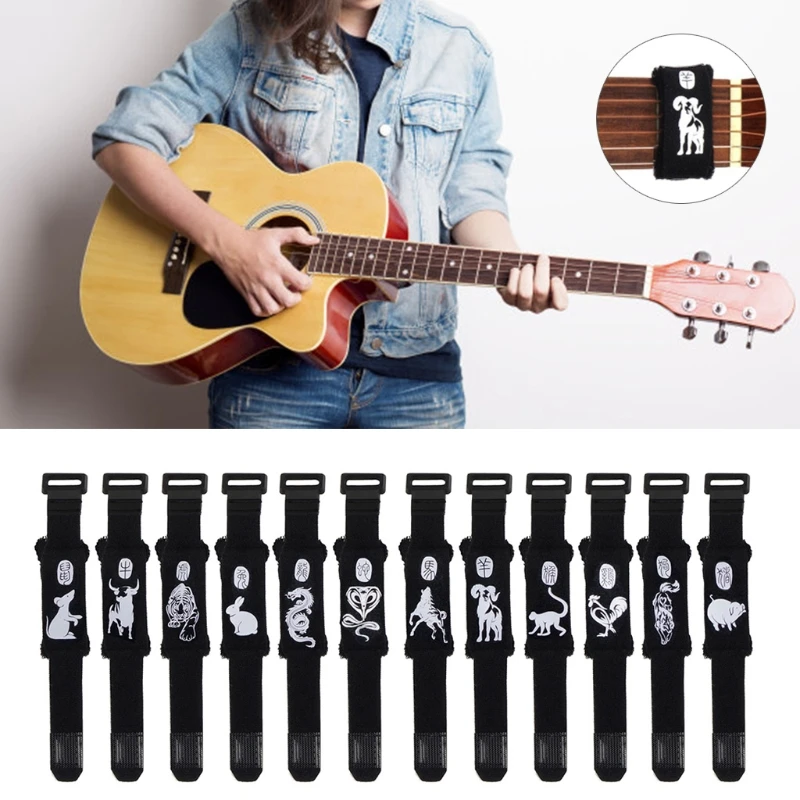 

Guitar String Mute Dampener - Guitto Guitar Noise Reducer | Dampener, Universal