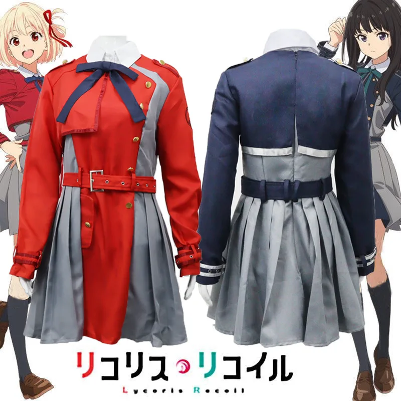 

Lycoris Recoil Costume Anime Cosplay Anime Lycoris Recoil Cosplay Inoue Takina/Nishikigi Chisato Costume