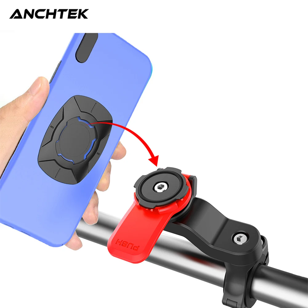 anchtek universal motorcycle bike phone holder stand adjustable support moto bicycle handlebar mount bracket for xiaomi iphone free global shipping