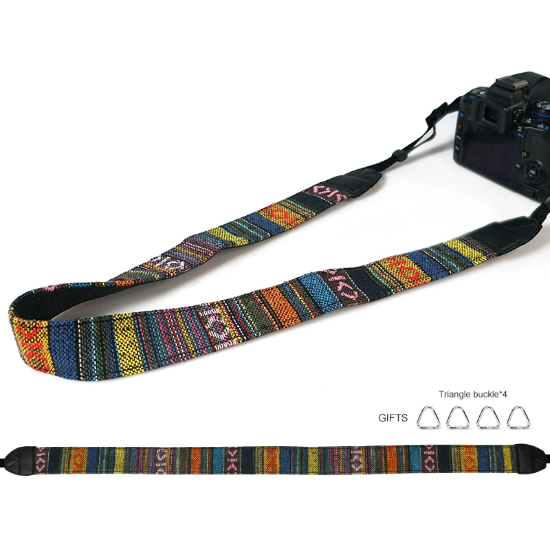 Наплечный ремень для камеры SLR DSLR камера прочный этнический стиль Sony Nikon Canon Fuji Pentax