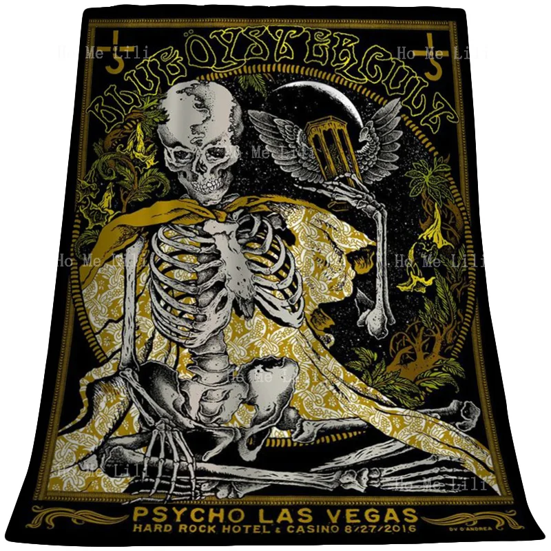 

Psycho Las Vegas Blue Oyster Cult Emperor's New Clothes And The Skull Flannel By Ho Me Lili Suitable For All Seasons
