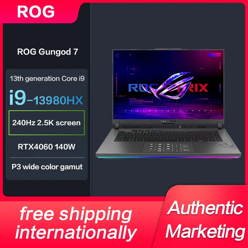 

Asus ROG Zephyrus GU603/604 Gaming Laptop i9-13900H RTX4060/RTX4070-8GB 16Inch 240Hz 2.5K Computer Notebook P3 Wide Color Gamut