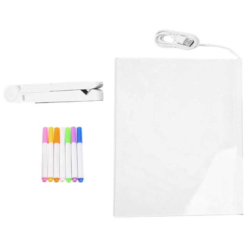 Доска для заметок со светодиодной подсветкой светящаяся акриловая доска