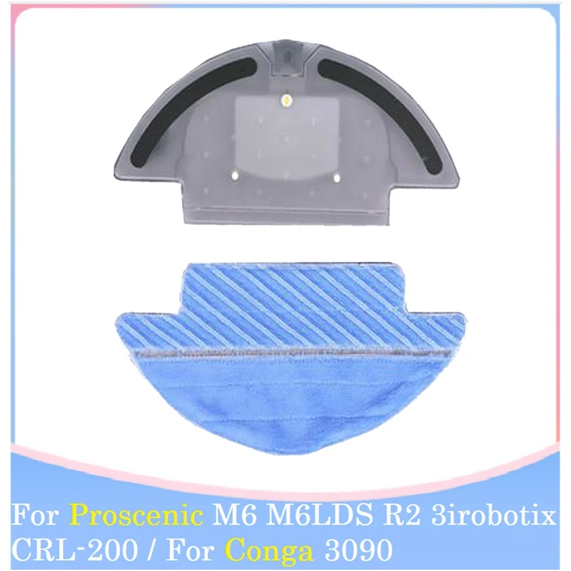 

Резервуар для воды с тканью для швабры для Proscenic M6 M6LDS R2 3Irobotix CRL-200 /Conga 3090, ручной беспроводной пылесос