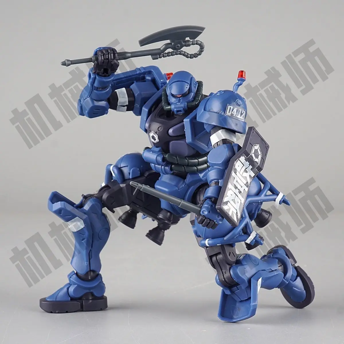 Фото В НАЛИЧИИ: Модель JIXIESHI GquuuuuuX G Police Zaku, сборная модель-истребитель HG 1/144 MS-06-SSP, коллекционная модель робота, игрушка, подарок №4