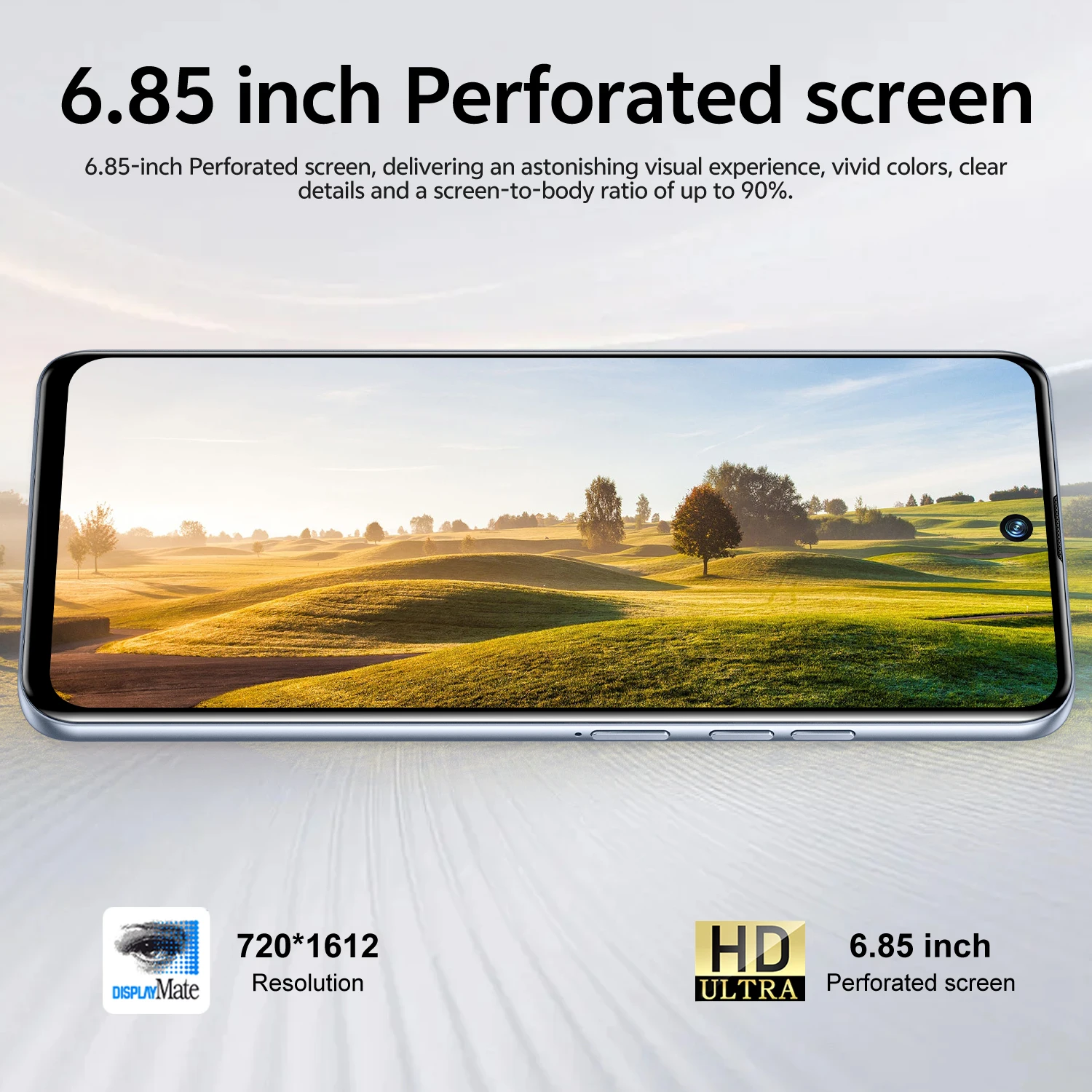 Фото Смартфон IVMI Global Camon50 Pro, 6.85 дюйма, Android 10, 3 ГБ ОЗУ, 16 ГБ ПЗУ, Face ID, 4G, Google Play Store №3