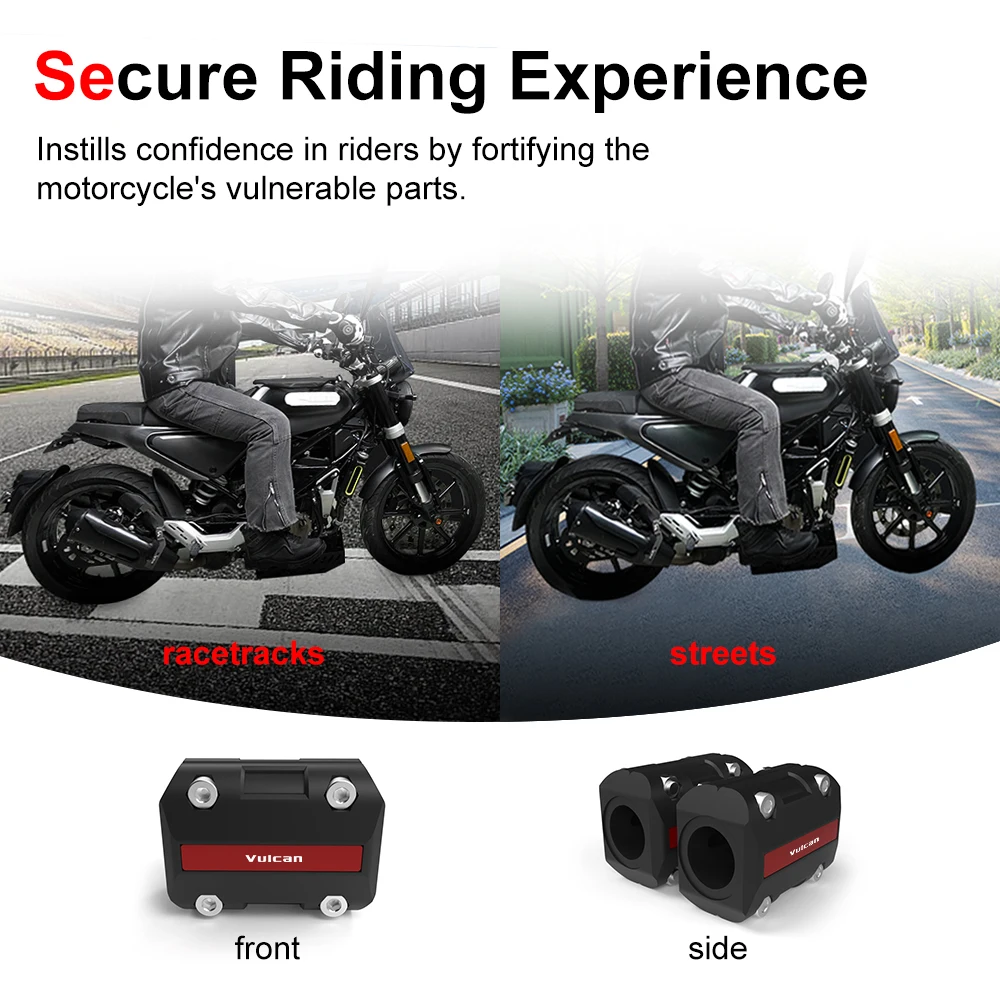 Для KAWASAKI KLX 250 VULCAN VN650S EN650 VN750 SUZUKI VANVAN 125 RV125 RV200 22 мм/25 мм/28 мм защитный бампер для