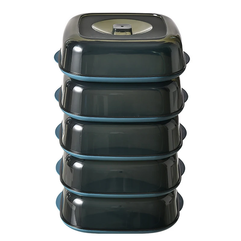 

5 Tier Insulation Food Cover Stackable Food Keeper With Dustproof Cover Food Insulated Cabinet Food Storage Container