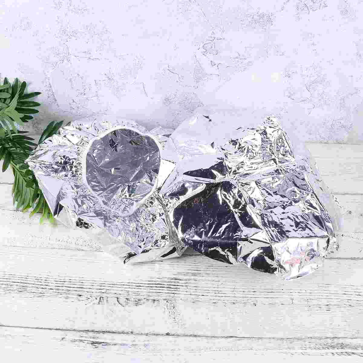 

6 Pcs Heated Hair Cap Shower Caps Hair Color Caps Size 1 Hot Oil Cap Silver Heat Thermal Cap Hair Highlight Cap Foil Highlights